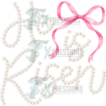 He is Risen Pink bow