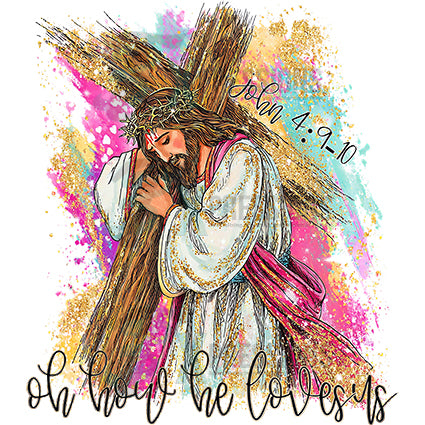 Oh How he loves us cross