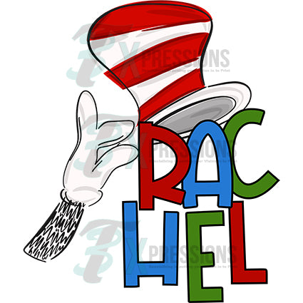 Personalized Seuss Hat