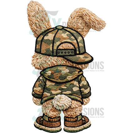 Camo Easter Bunny