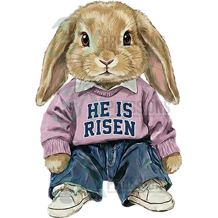 He is risen bunny sweatshirt