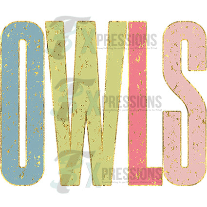 Owls Metallic