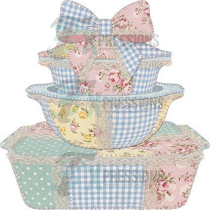 Pastel Patchwork Pyrex