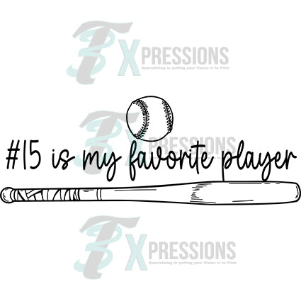 Softball Baseball is my favorite Player