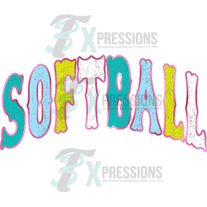 Arched softball - Bling3t