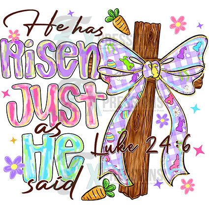 He is risen just as he said colorful - Bling3t