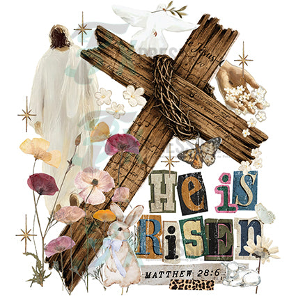 He is Risen cross - Bling3t