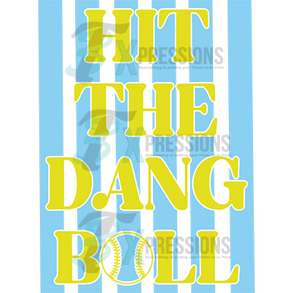 Hit the dang ball softball - Bling3t