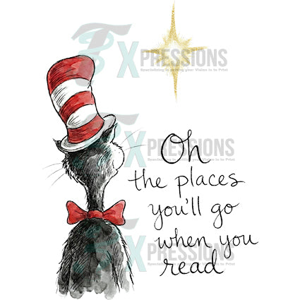 Oh the places you will go Seuss - Bling3t