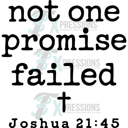 Black not one promise failed - Bling3t