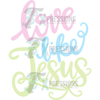 Love like Jesus Pastel - Bling3t
