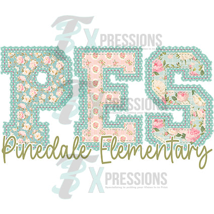 Personalized 2-3 letter Sweet Vintage Letters - Bling3t