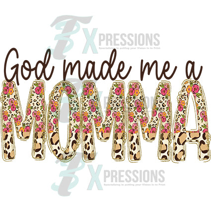 Personalized God made me a - Bling3t