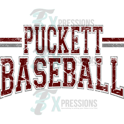 PUCKETT BASEBALL - Bling3t