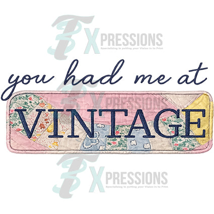You had me at vintage - Bling3t