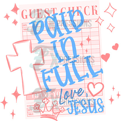 PAID IN FULL - Bling3t