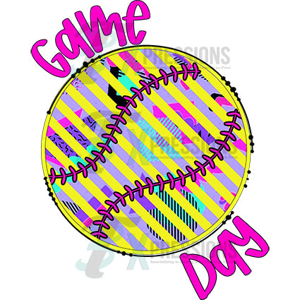 Game Day 90's softball baseball