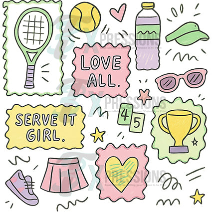 Tennis doodle