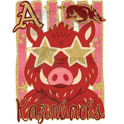 Tiger Striped Razorback Glitter stripe mascot only add a team that youโve seen in our group ...