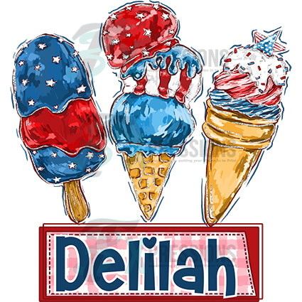 Personalized Patriotic Name Plate - Bling3t