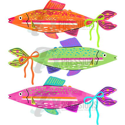 Fish with bows - Bling3t