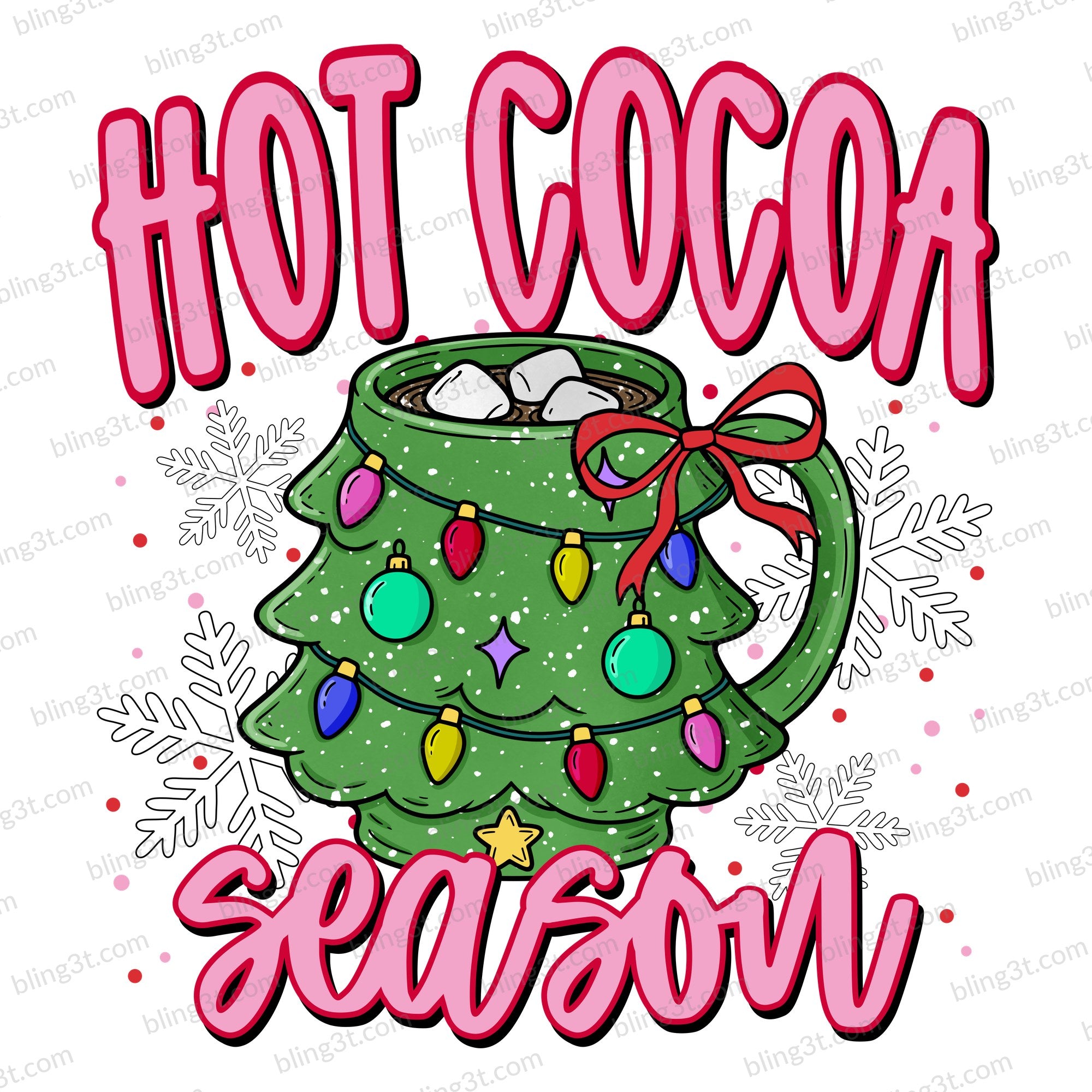 Hot Cocoa Season Christmas Tree Mug