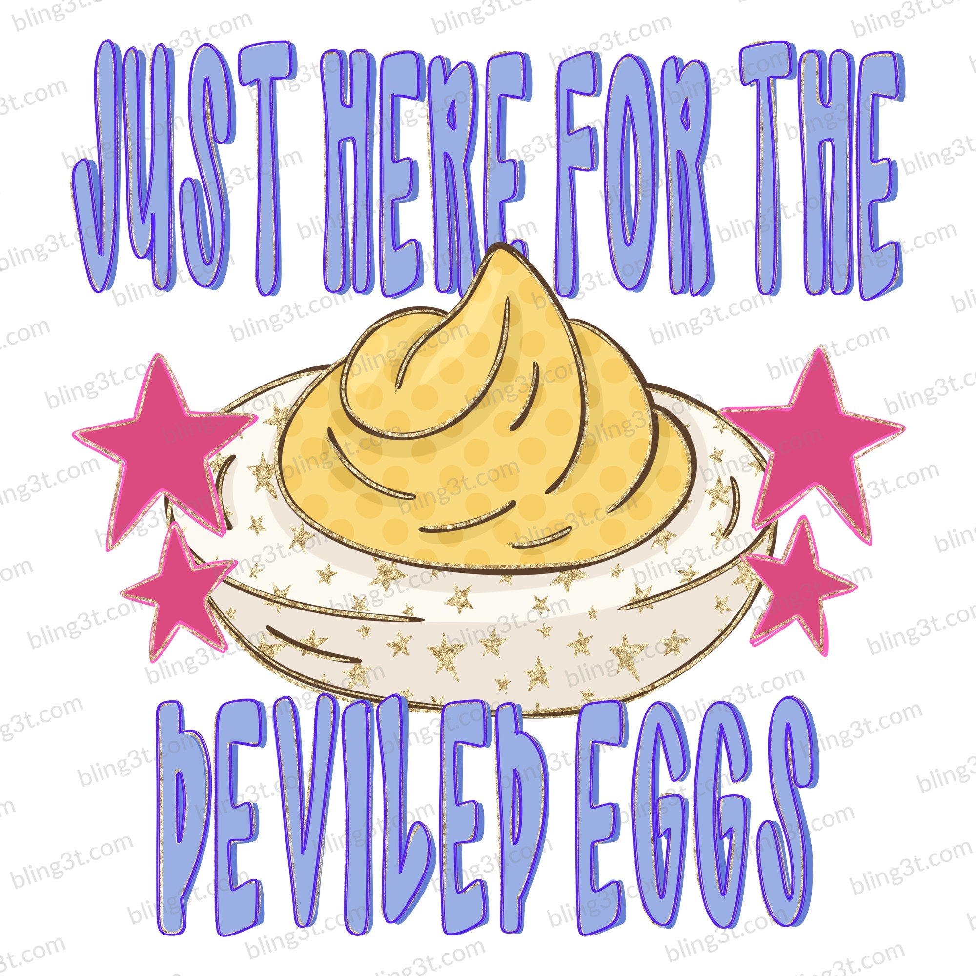 Just Here for the Deviled Eggs Preppy