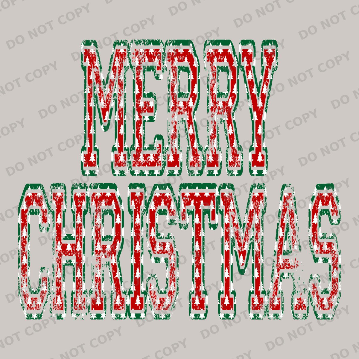 Merry Christmas Tree Cutout Varsity Letters