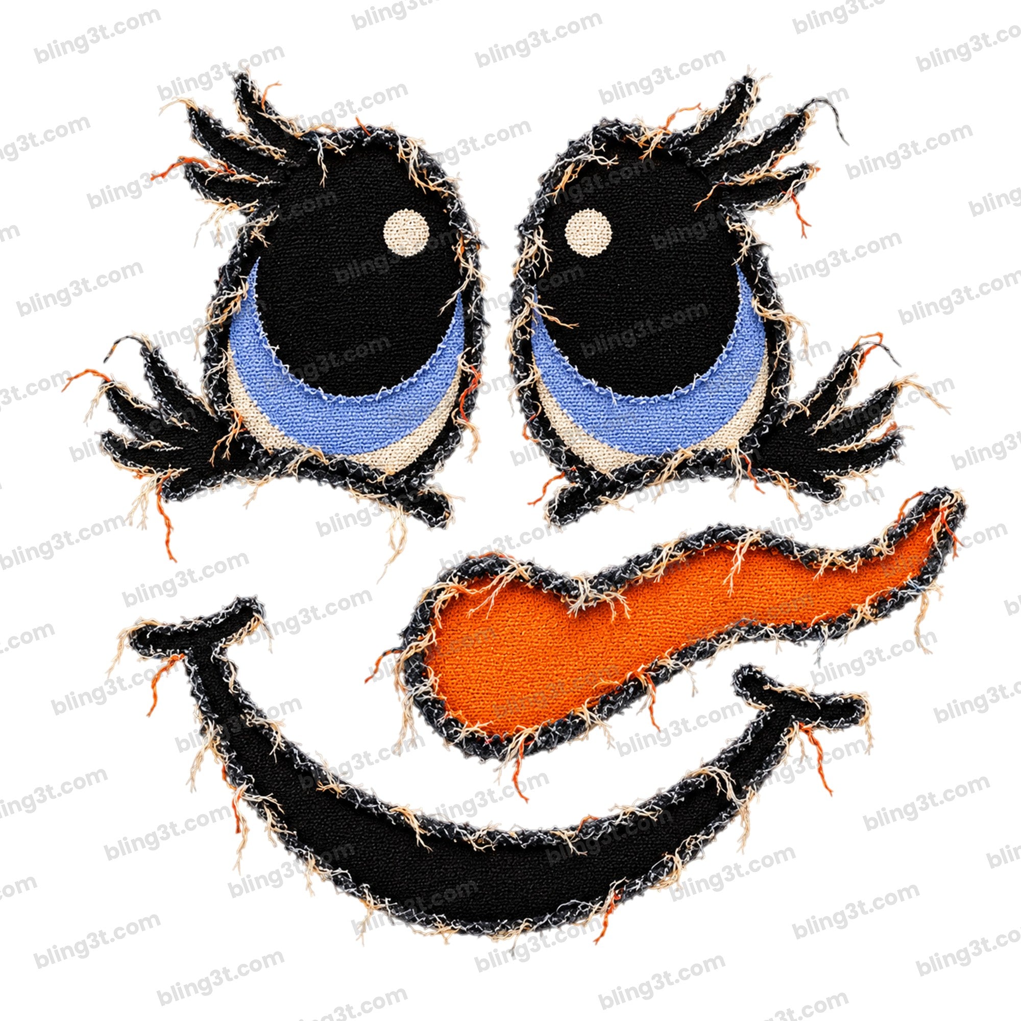 Snowman Face Faux Stitch Eyelashes