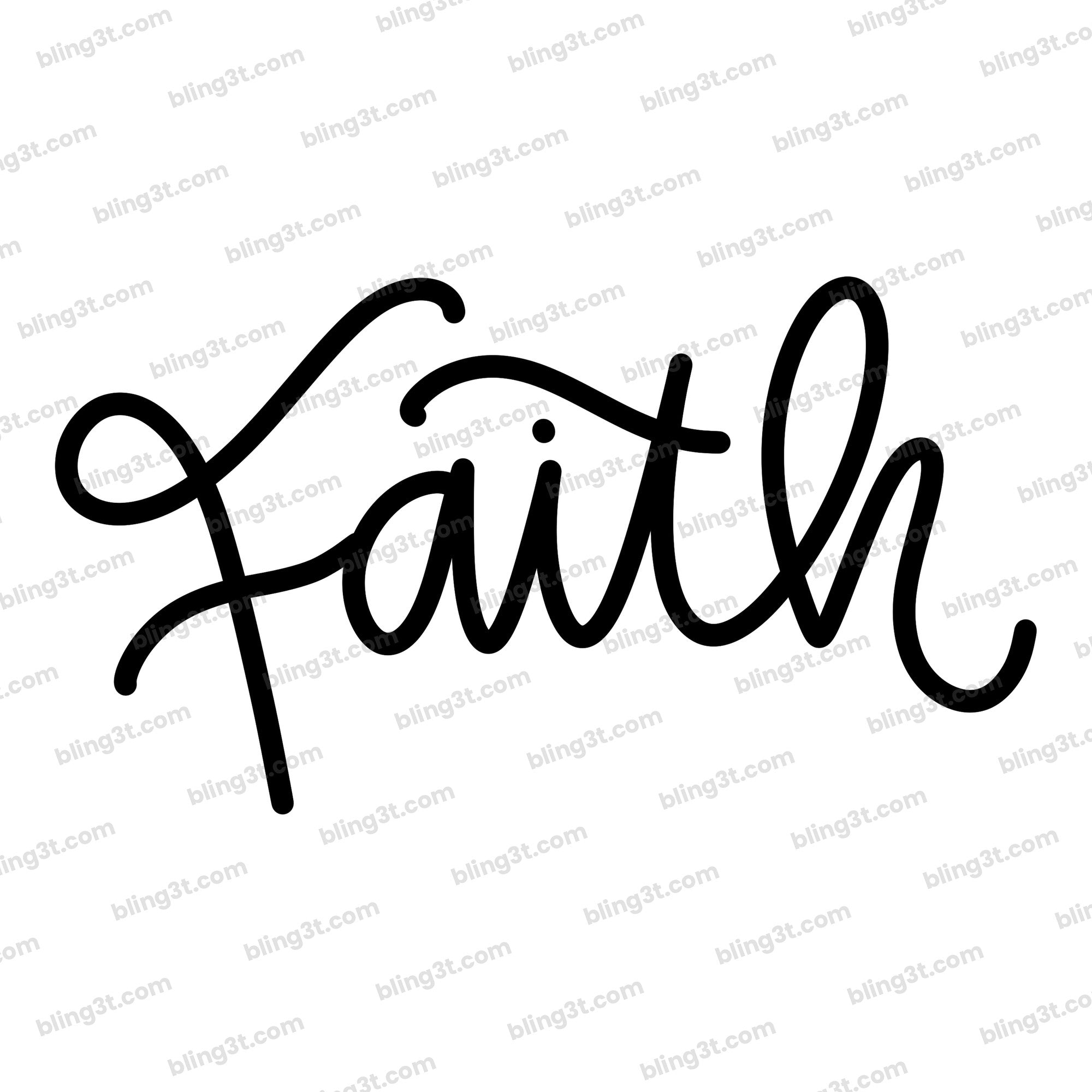 Faith Holiday Script Lettering