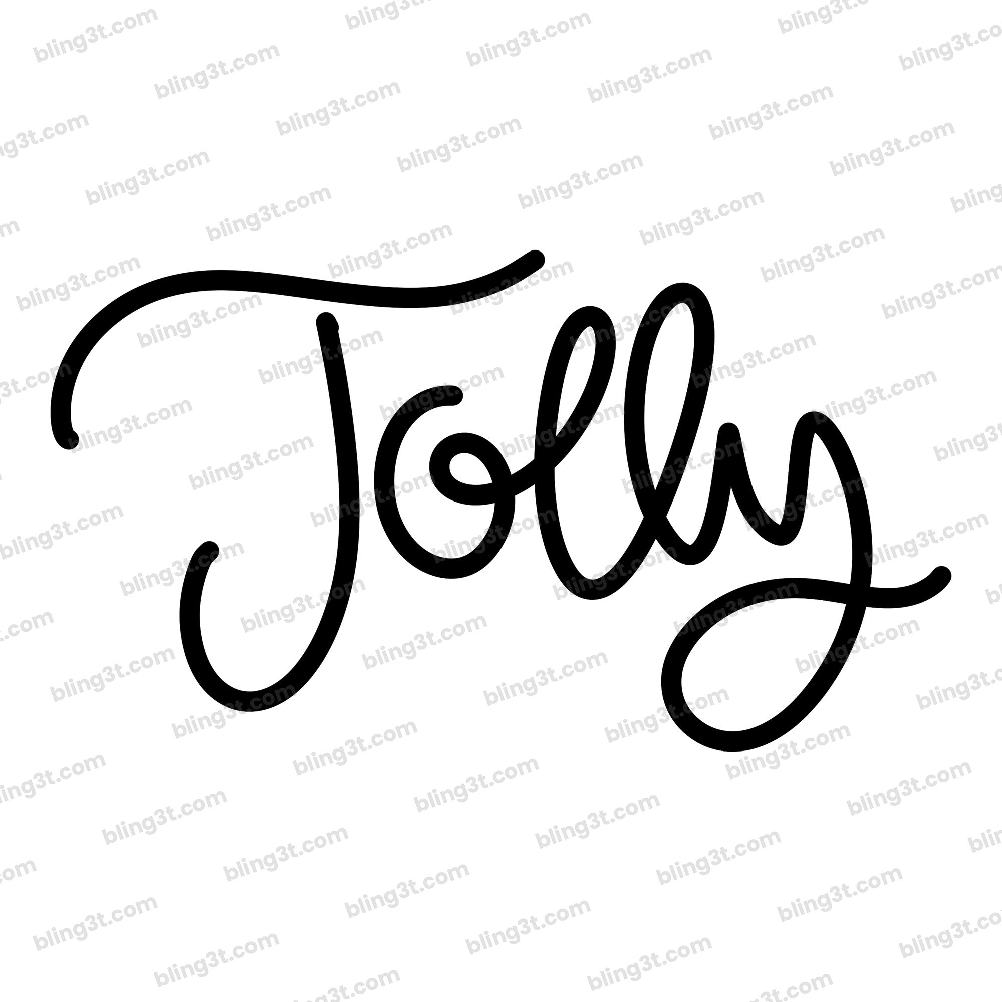 Jolly Holiday Script Lettering