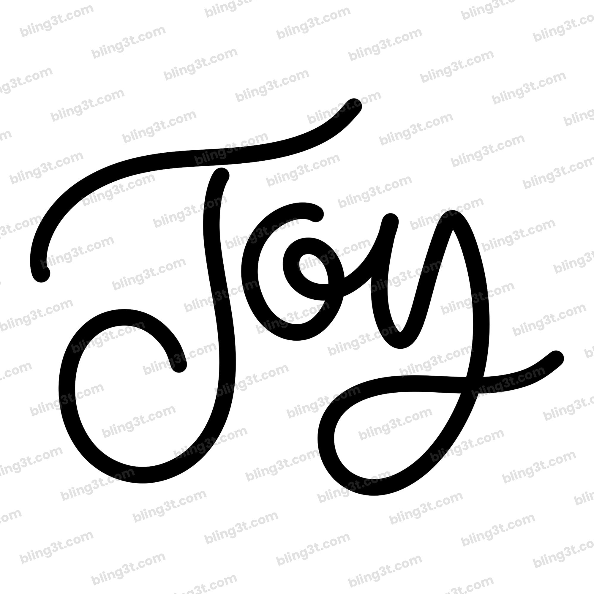 Joy Holiday Script Lettering