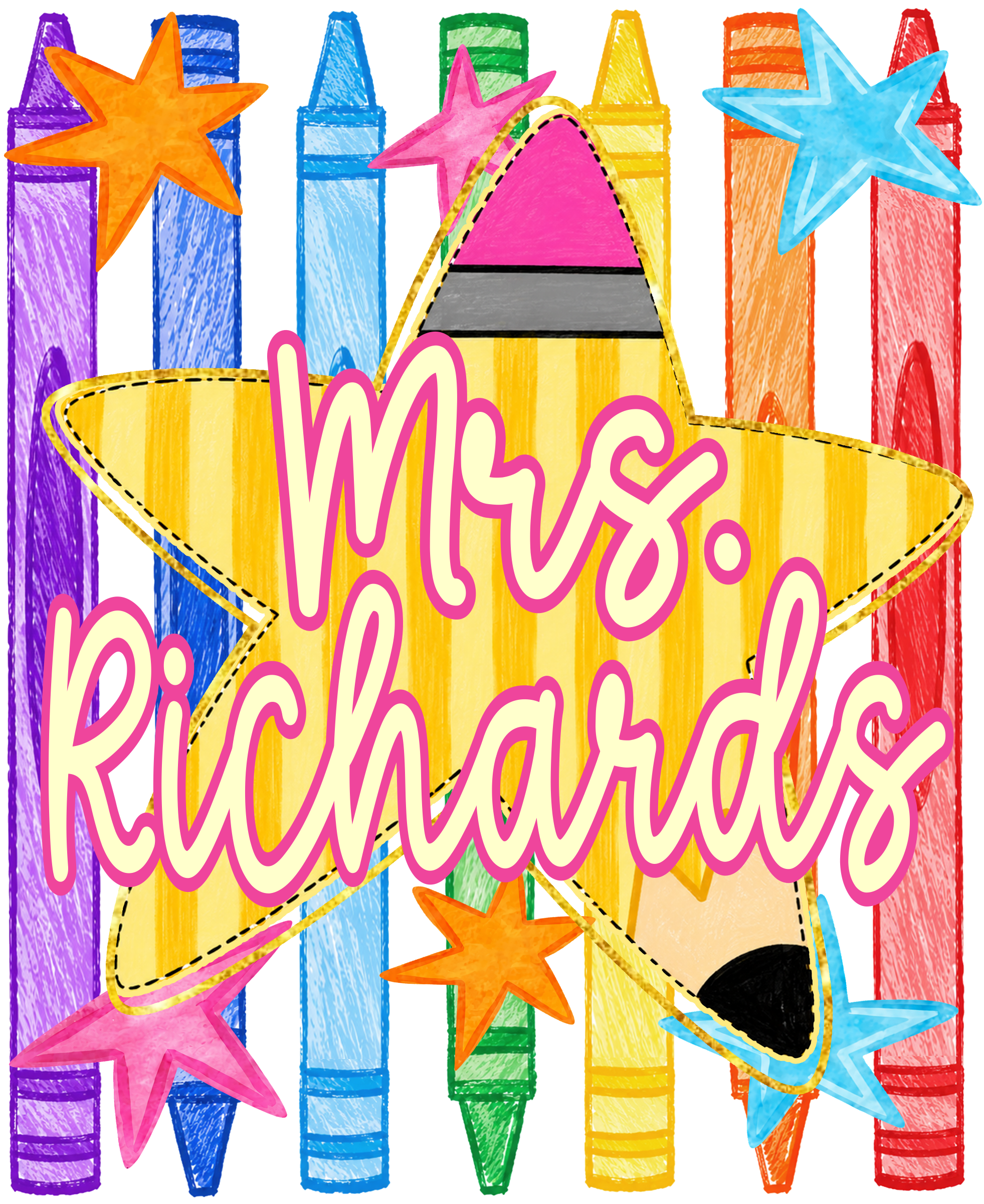 Personalized block Spring name
