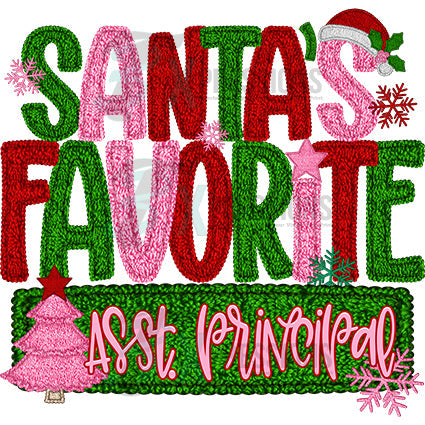 SANTAS FAVORITE ASST PRINCIPAL