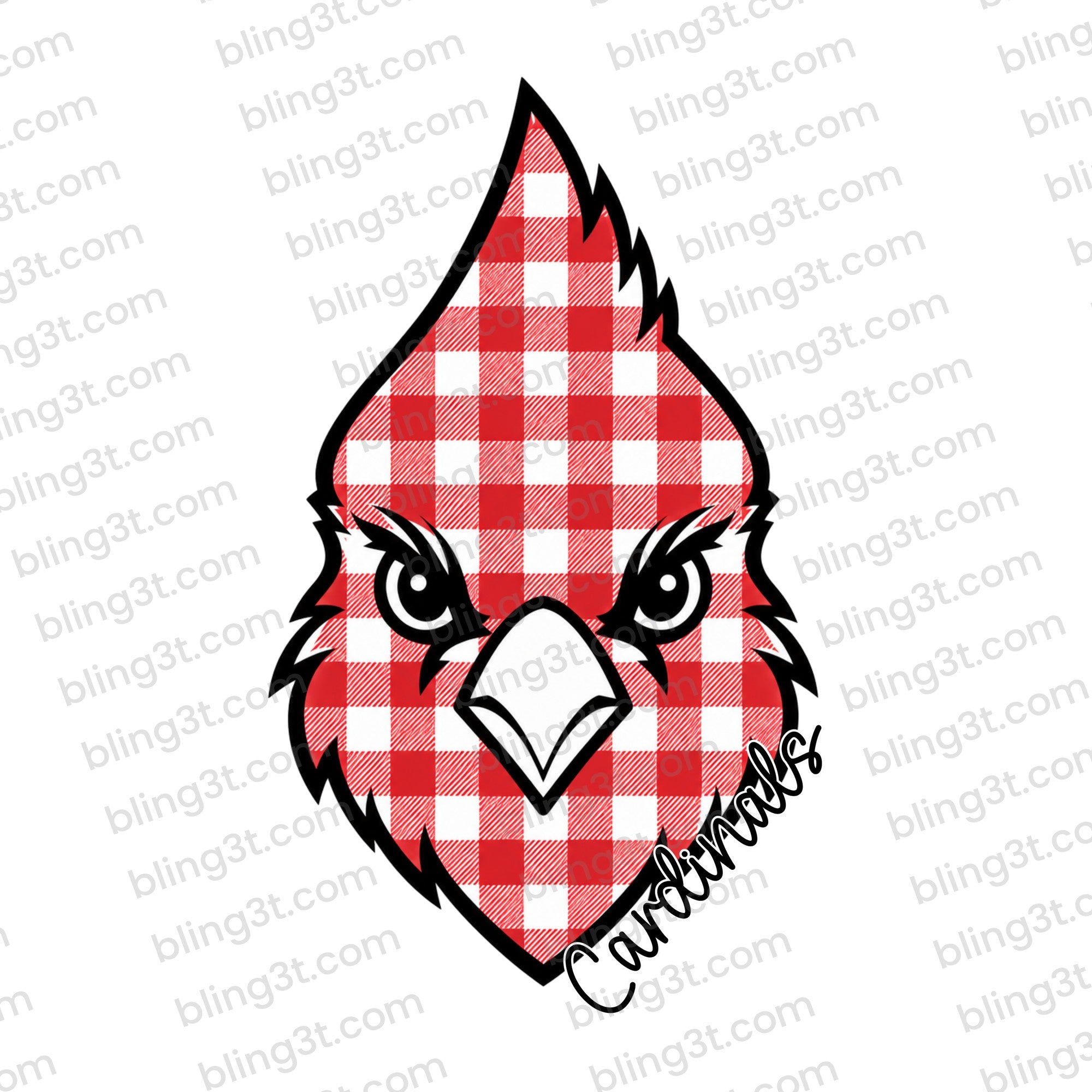 Gingham Cardinals