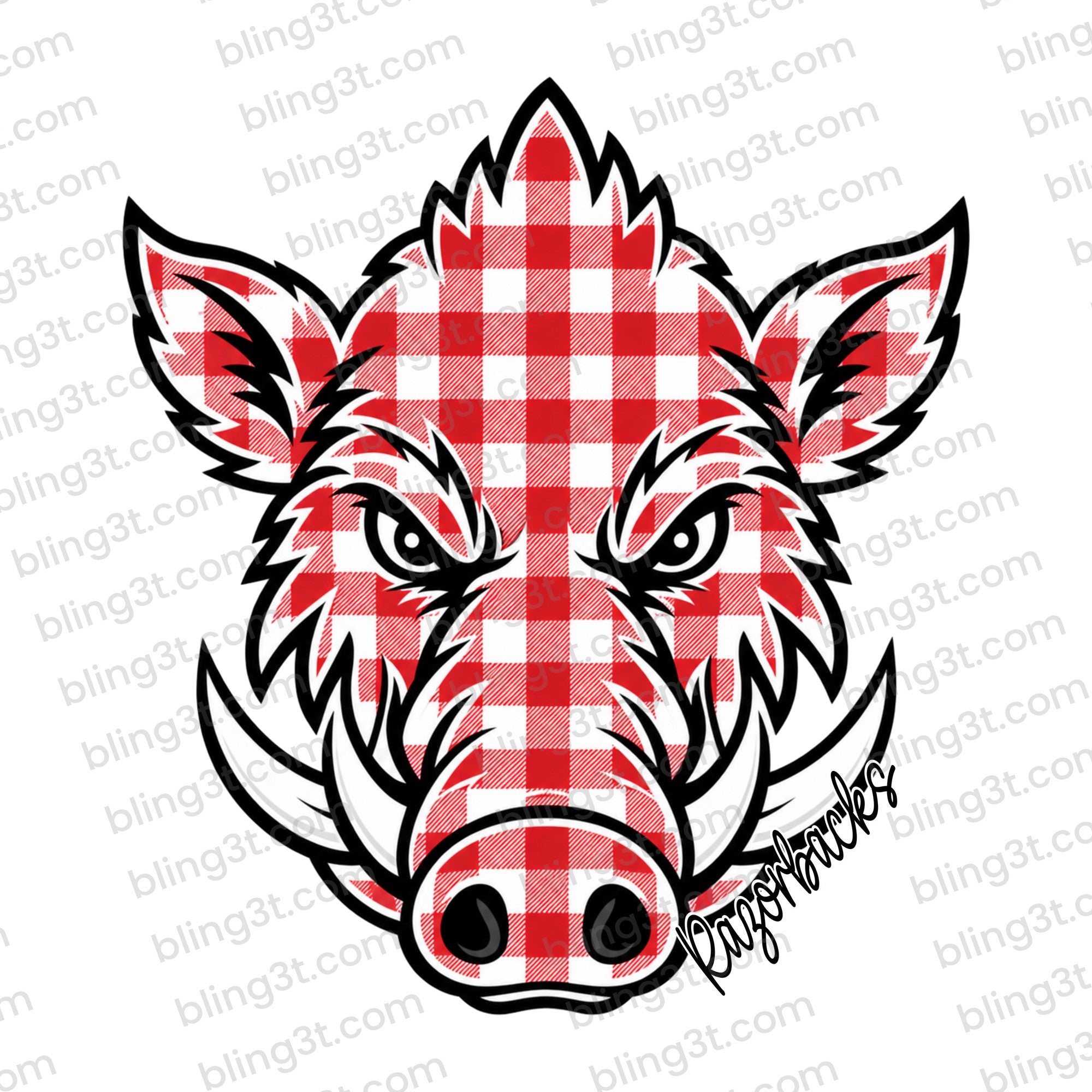 Gingham Razorbacks
