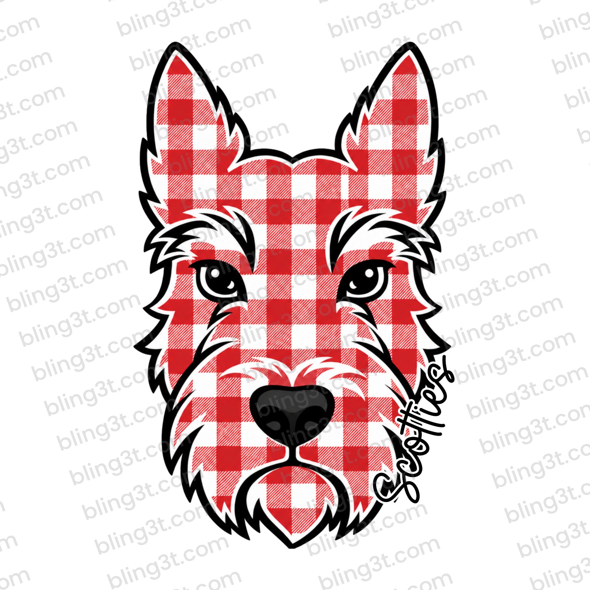Gingham Scotties