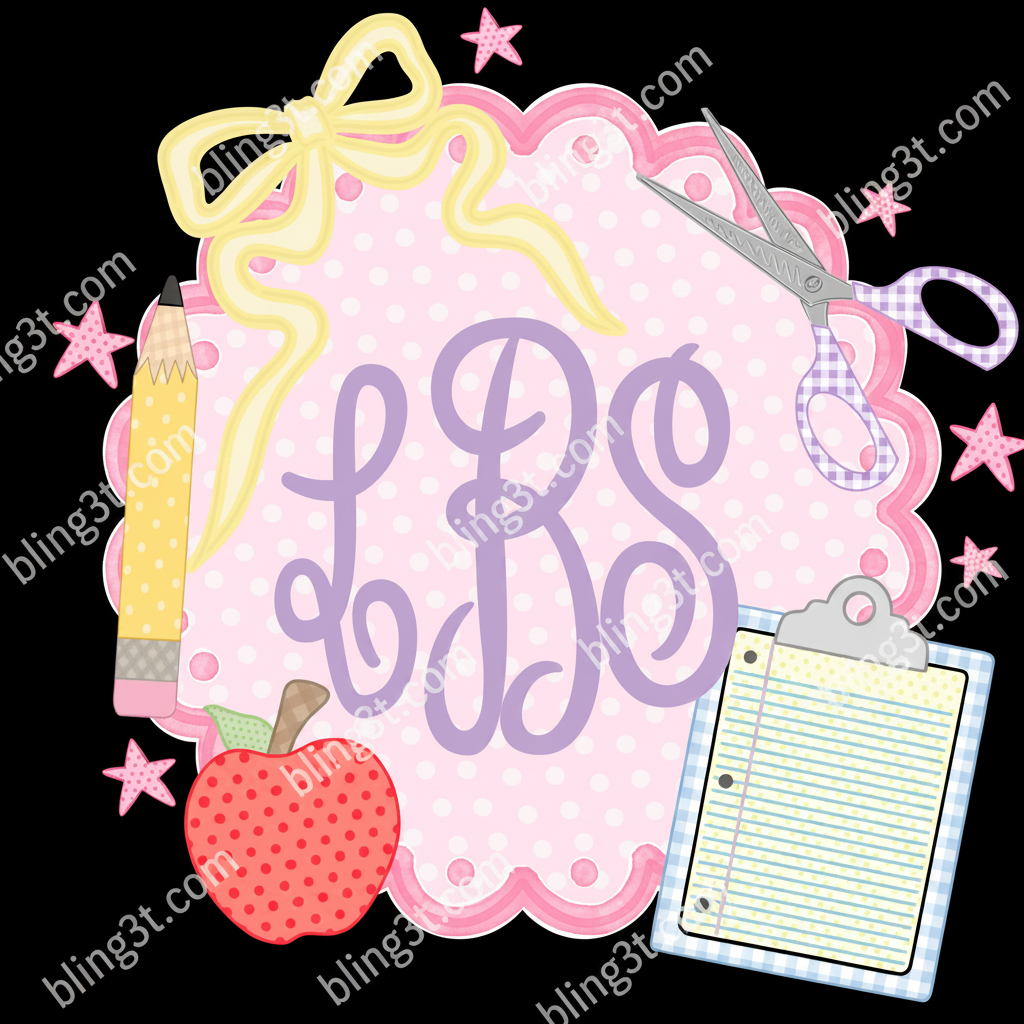 Personalized Patriotic Monogram Frame