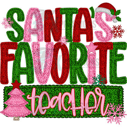 SANTAS FAVORITE teacher
