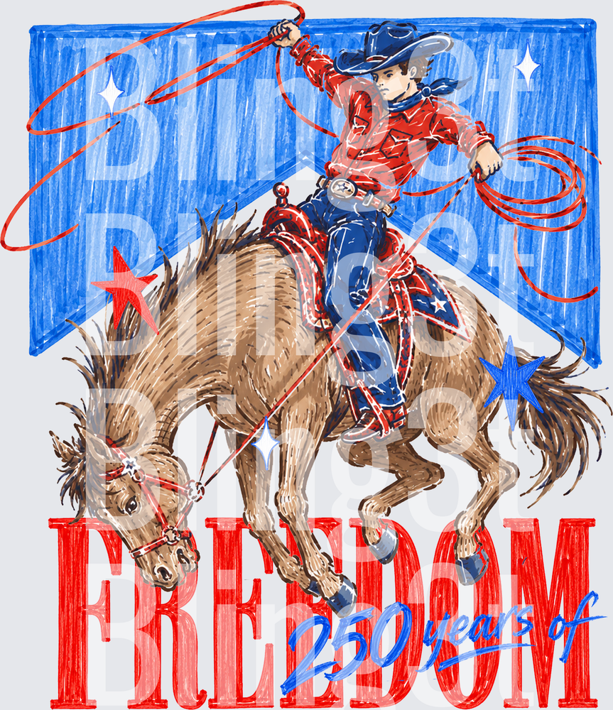 250 years of Freedom Cowboy