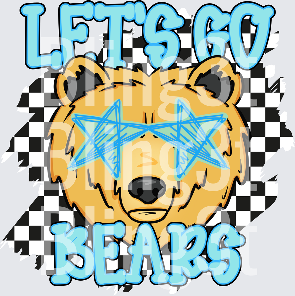 Let’s go Bears checkered
