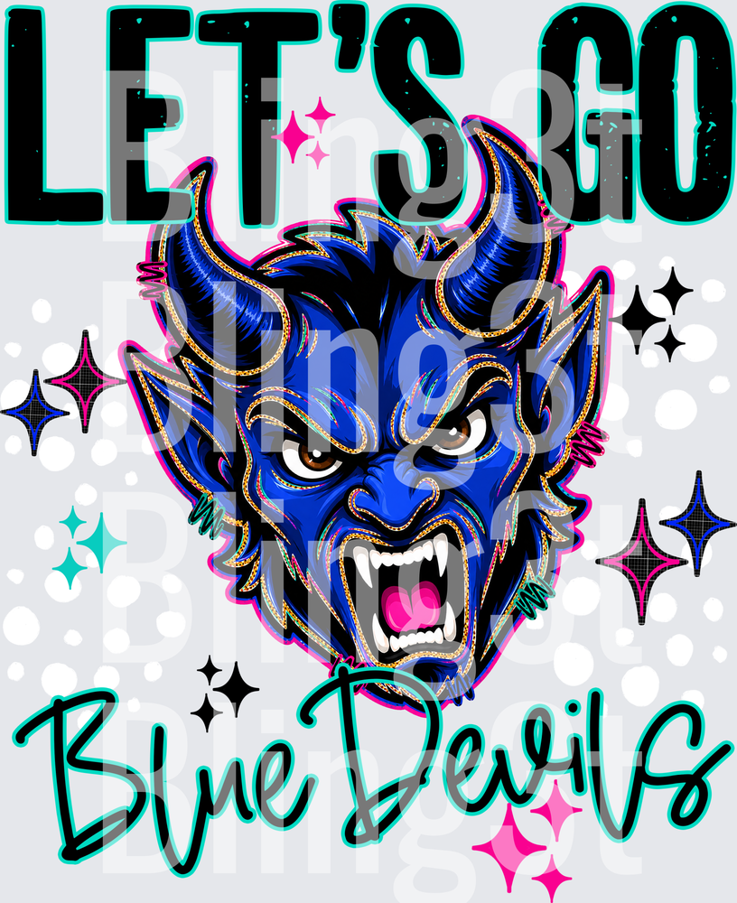 LETS GO MASCOTS BLUE DEVILS