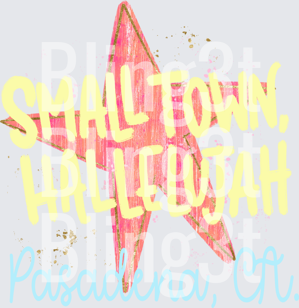 Personalized Small Town hallelujah