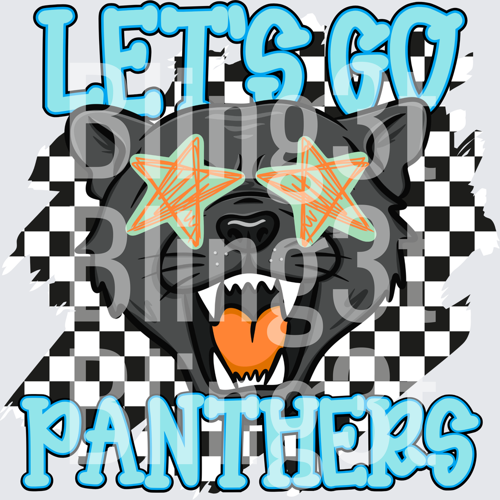 Let’s go Panthers checkered