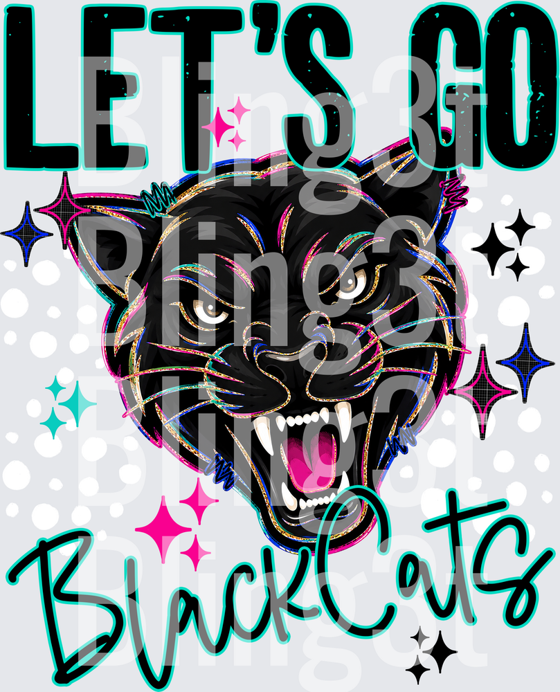 LETS GO MASCOTS BLACKCATS
