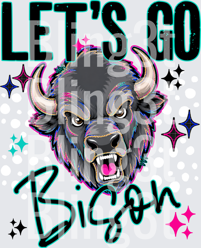 LETS GO MASCOTS BISON