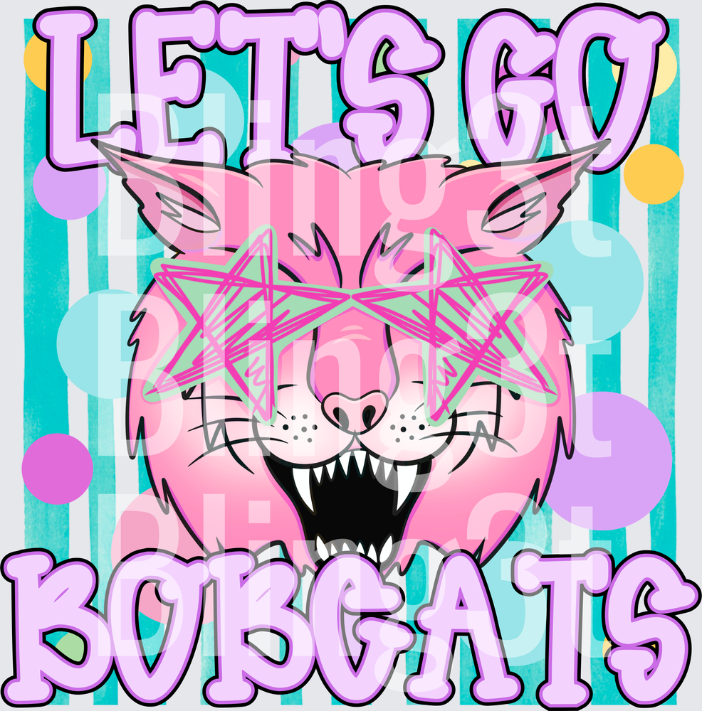 Let’s go bobcats pink