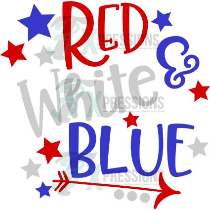 red white and blue