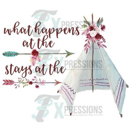 What happens at the tent
