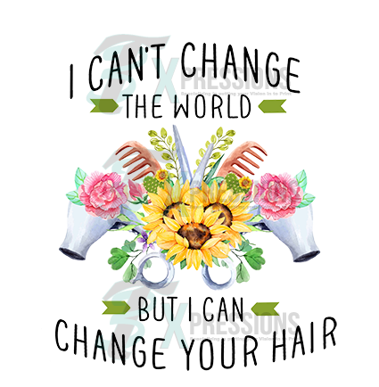 I can't change the world, hair